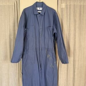 Red Kap Cotton Twill Coveralls | 48 Long | Blue